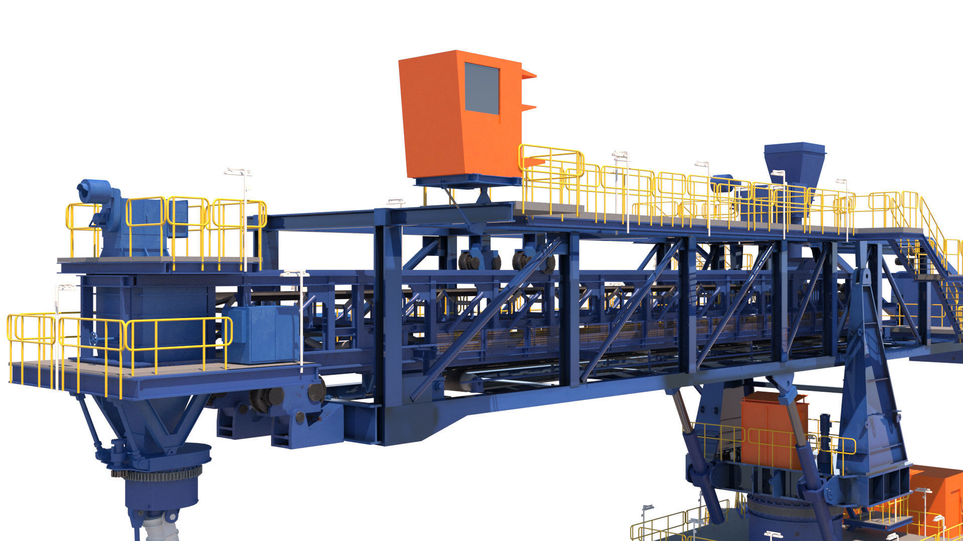 3d shiploader construction machine 3D model_4