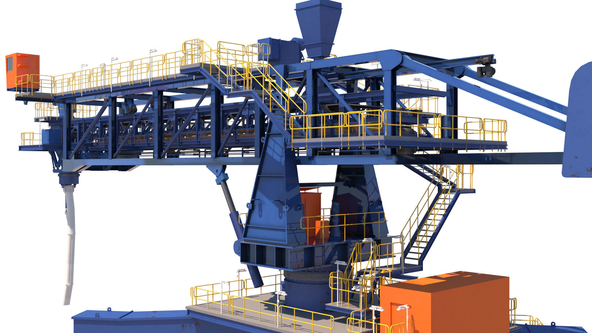 3d shiploader construction machine 3D model_6