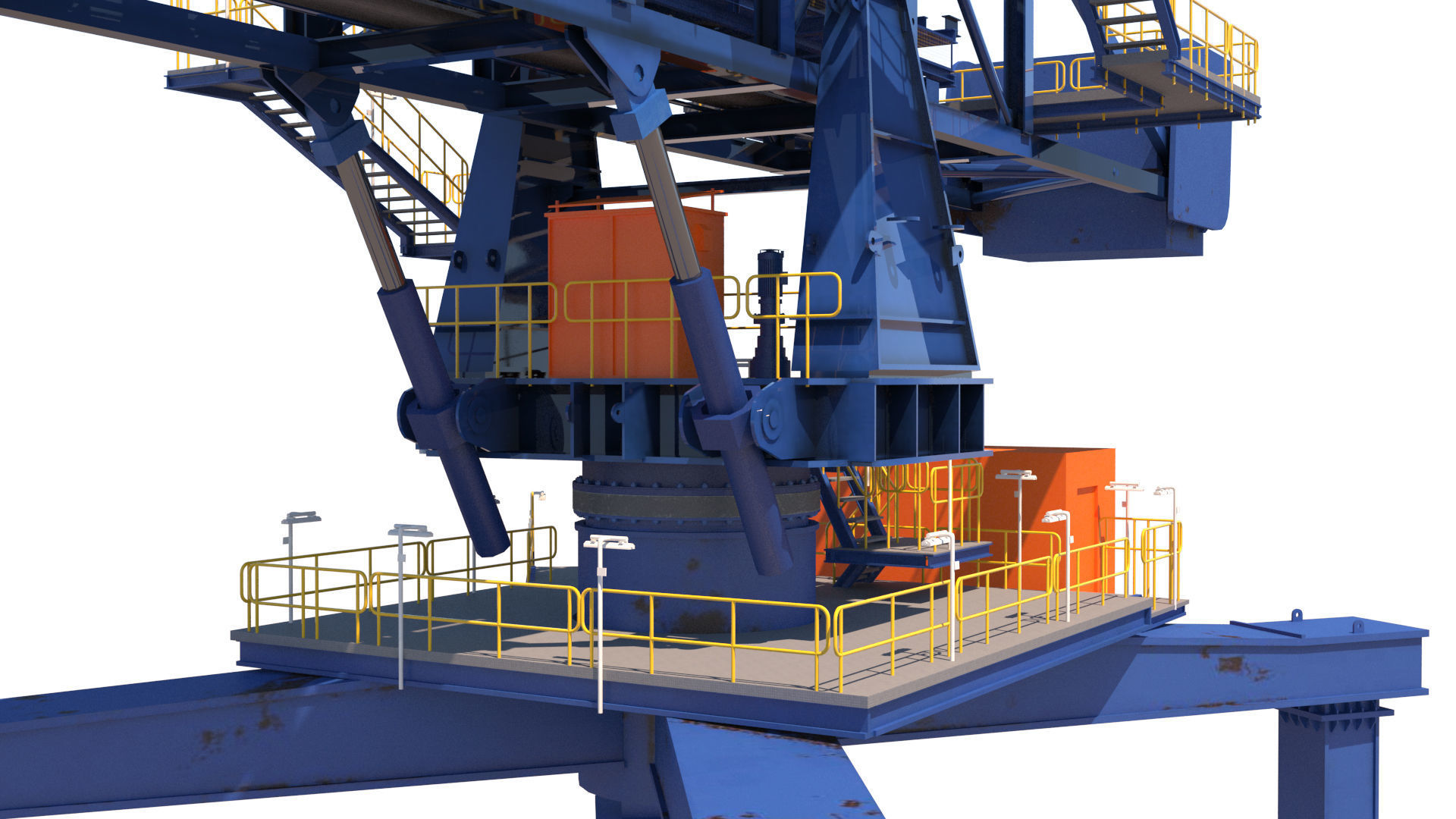 3d shiploader construction machine 3D model_5