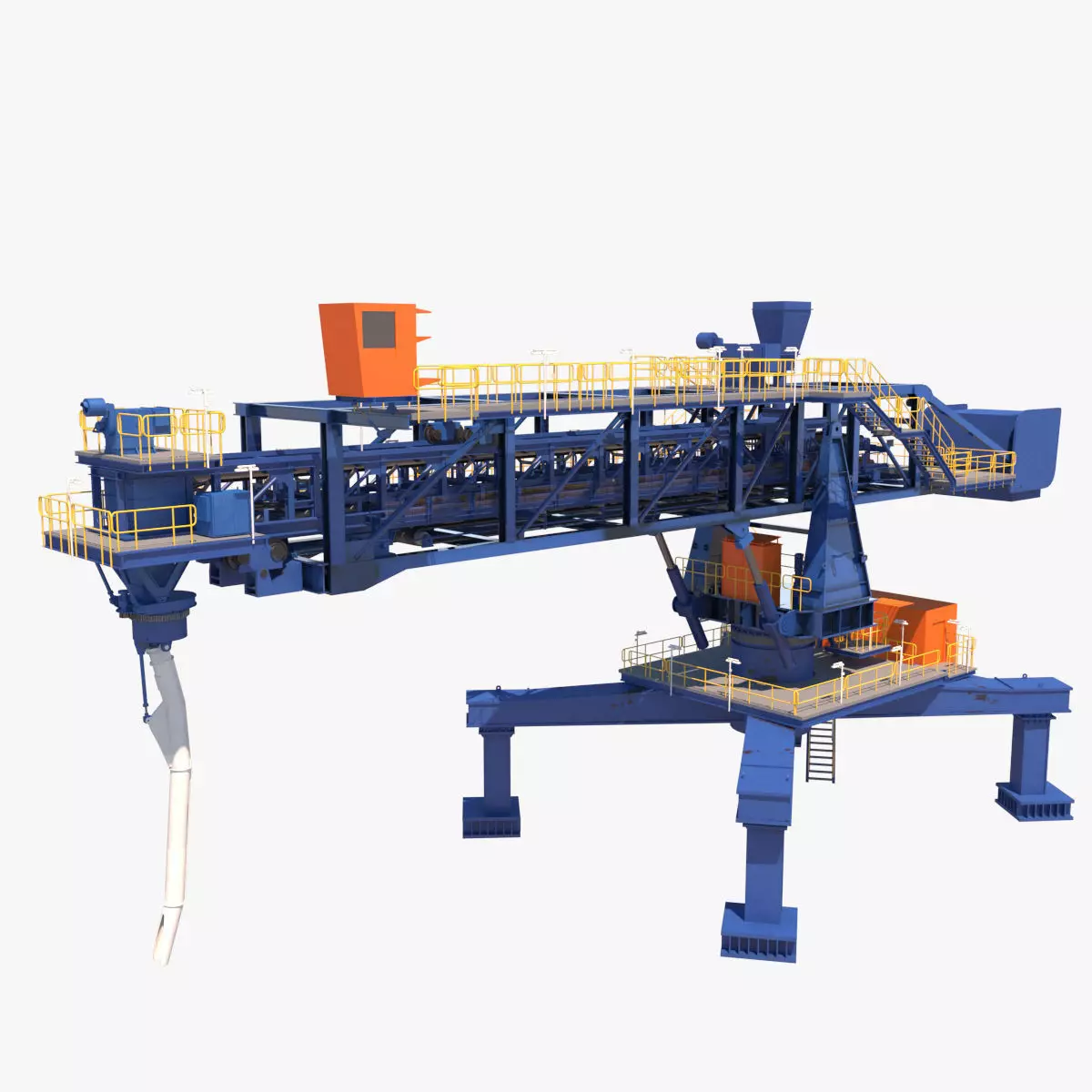 3d shiploader construction machine 3D model_0