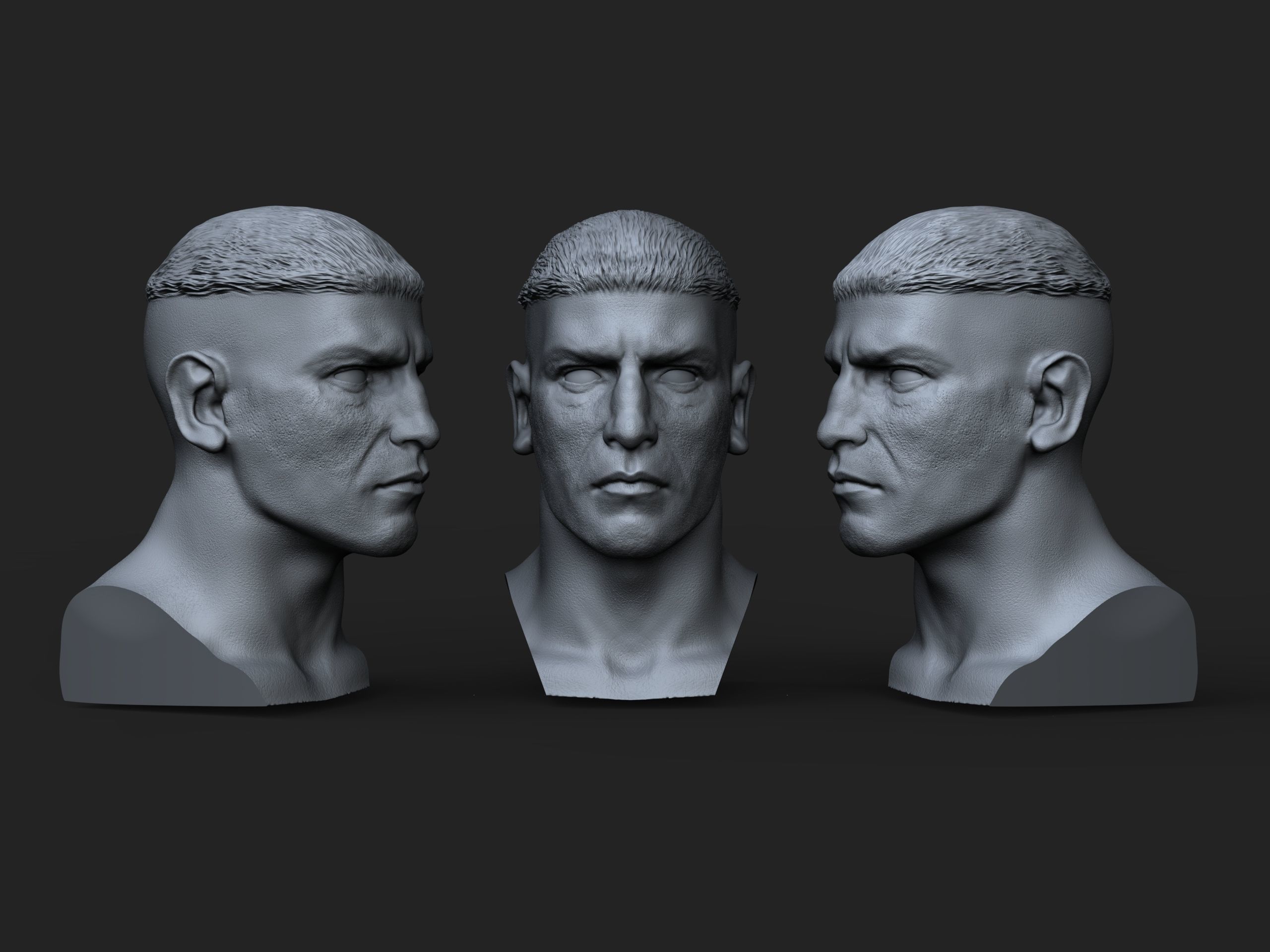Jon Bernthal Punisher Bust 3D print model_9
