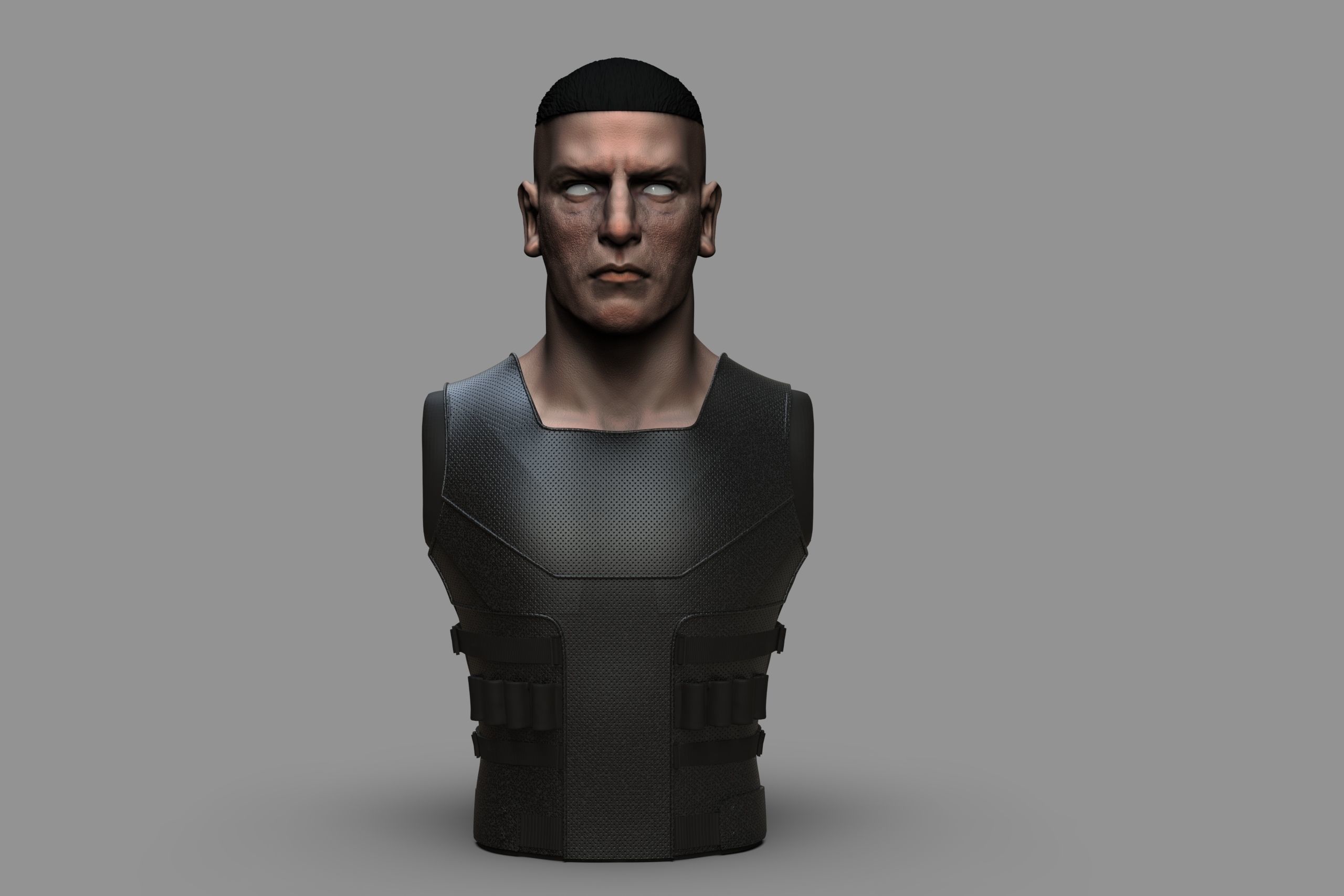 Jon Bernthal Punisher Bust 3D print model_3