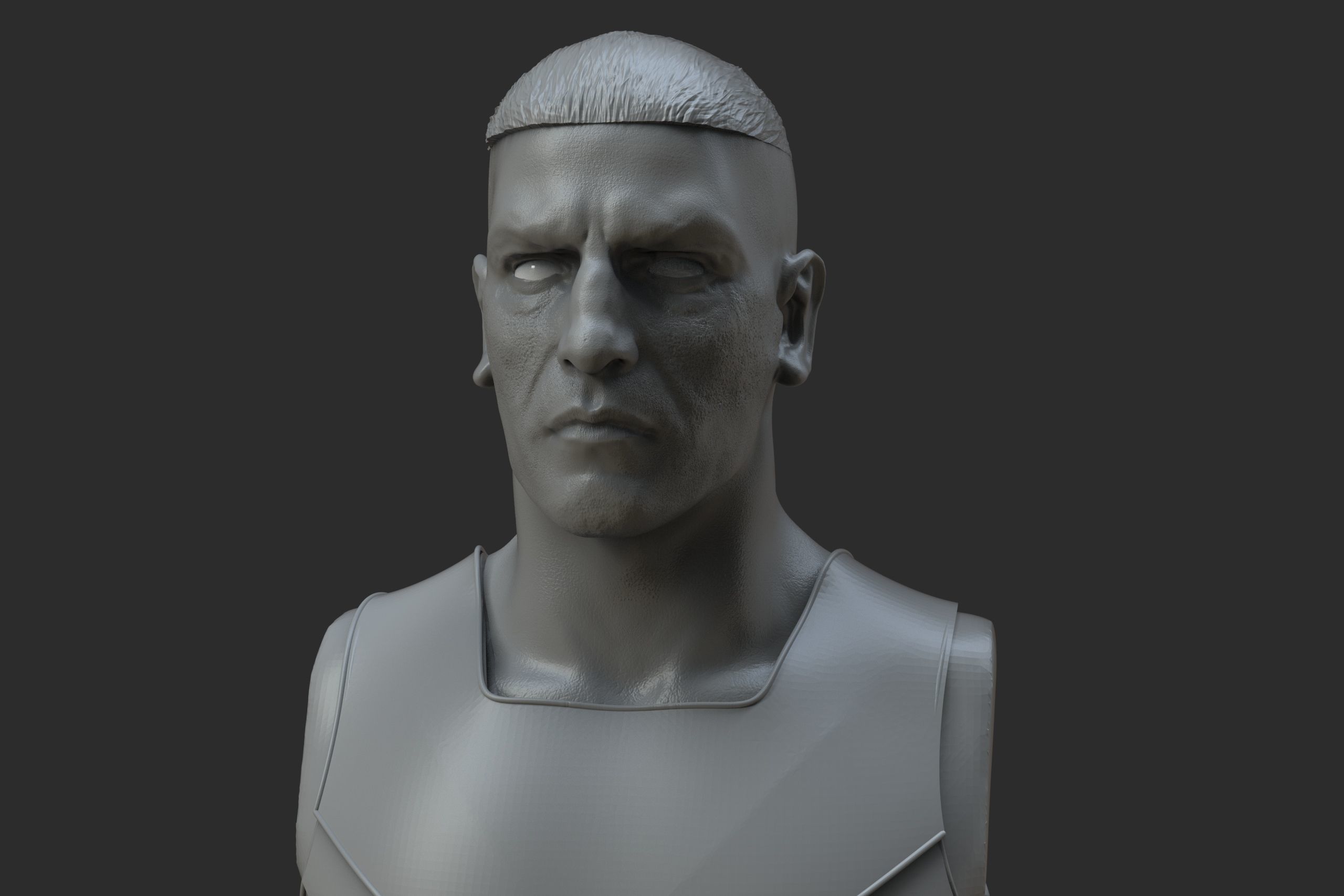 Jon Bernthal Punisher Bust 3D print model_8
