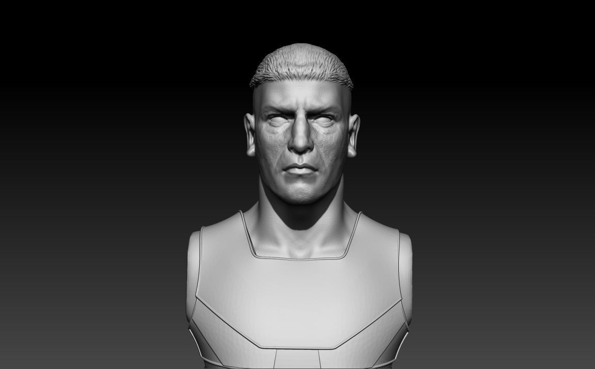 Jon Bernthal Punisher Bust 3D print model_11