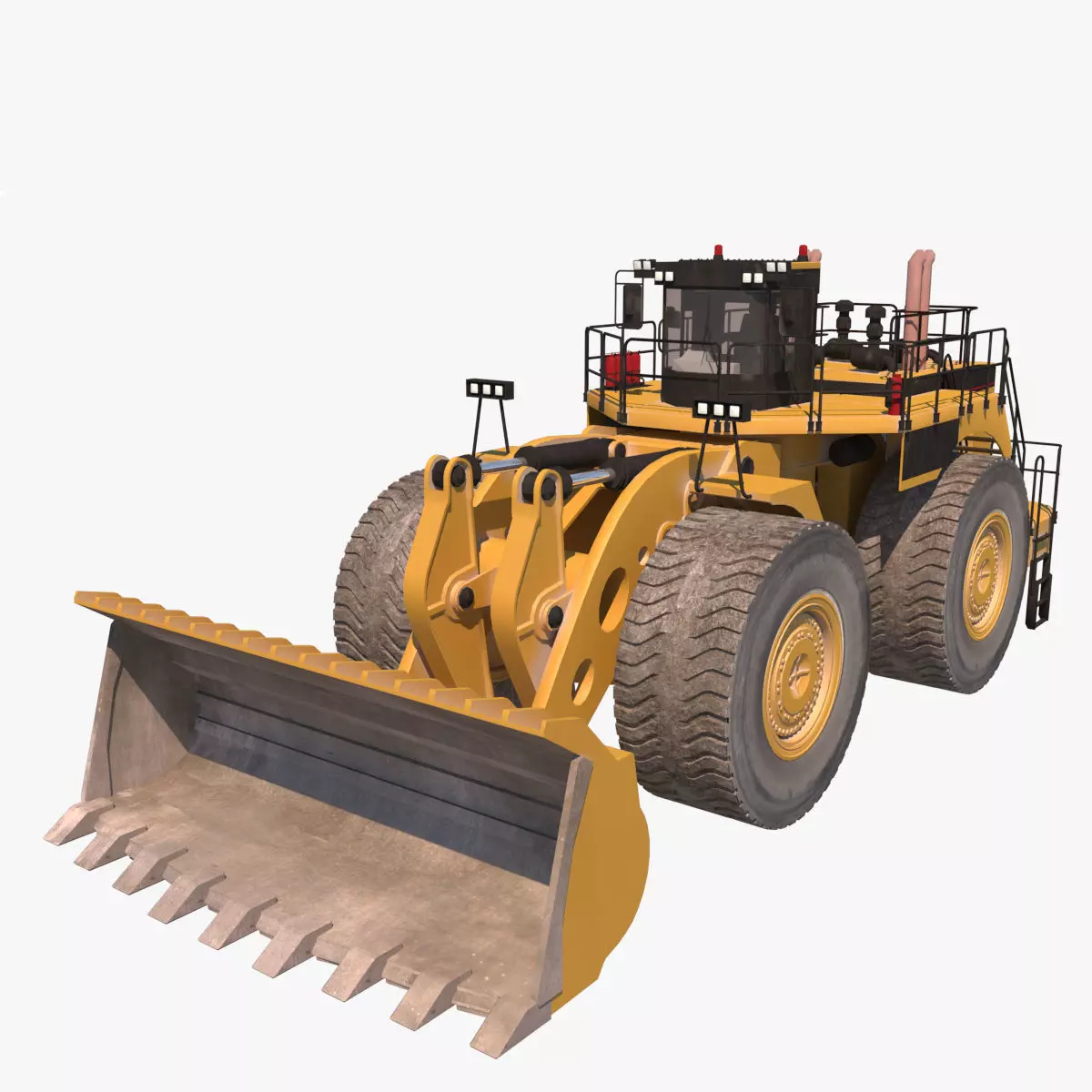 cargador frontal 3D model