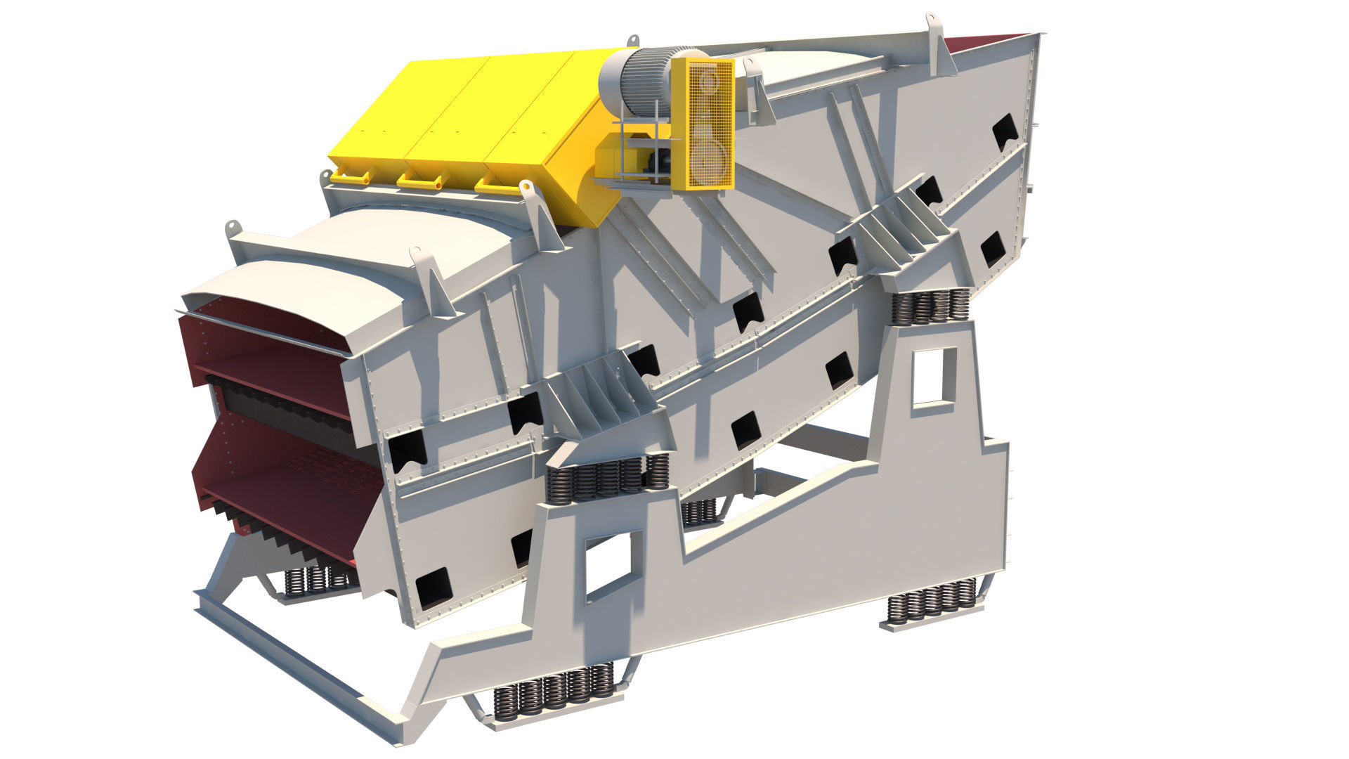 zaranda secundaria 3D model_1