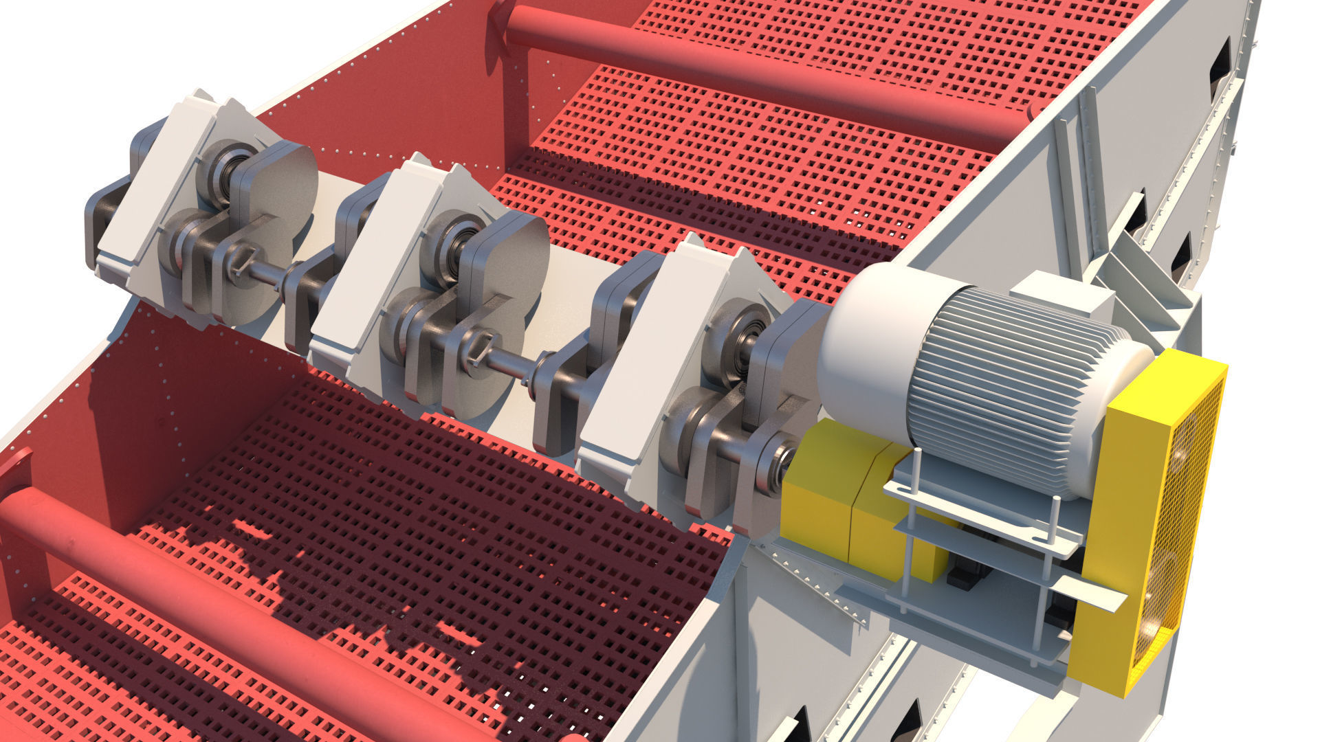 zaranda secundaria 3D model_2