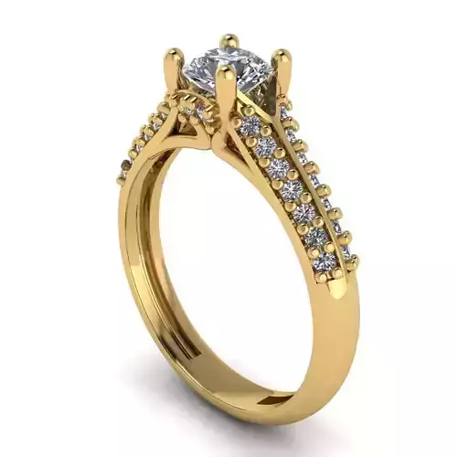 diamond rings 3D print model