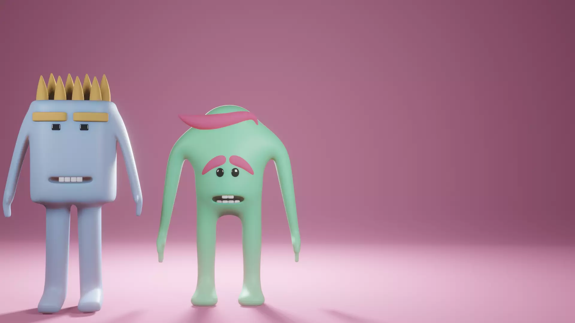 styized characters 3D model_0