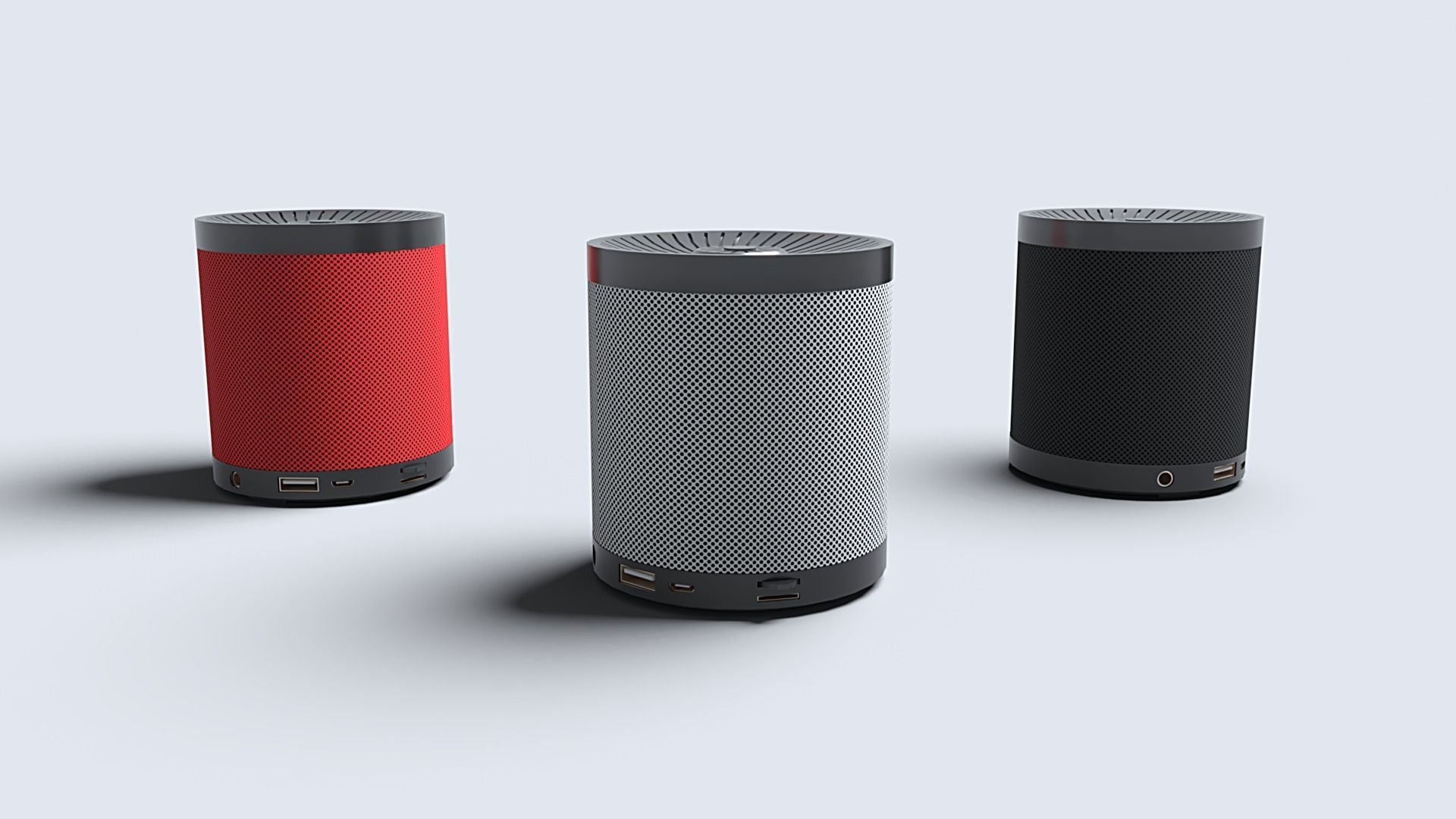Mini Speaker 3D model_2
