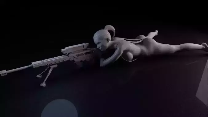 Sexy girl 43 3D print model