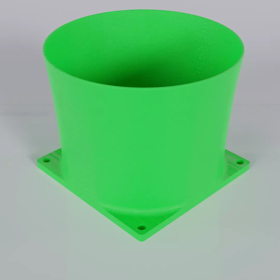 Fan Duct 80mm 3D print model_0