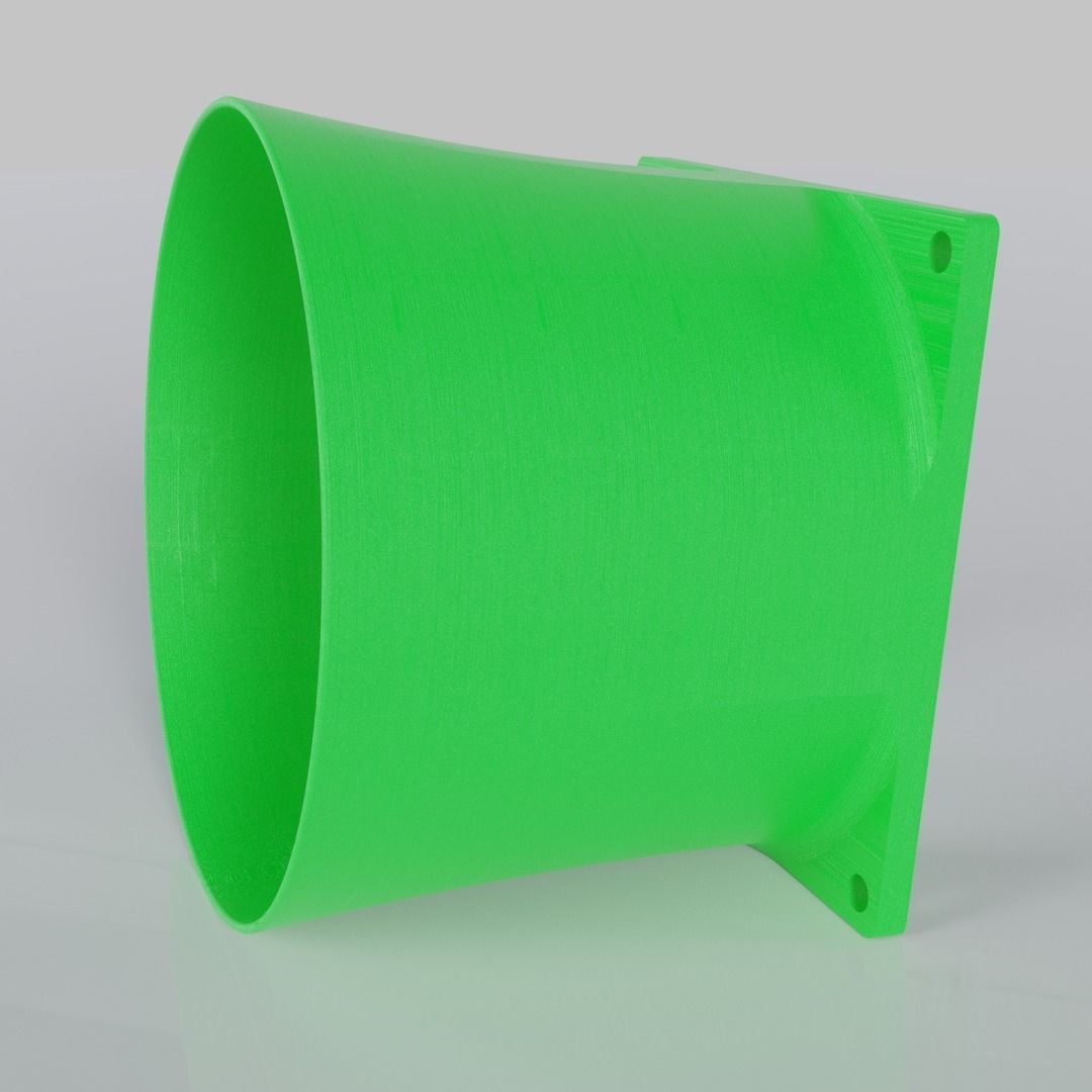 Fan Duct 80mm 3D print model_1