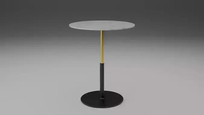 Modern Golden Side Table
