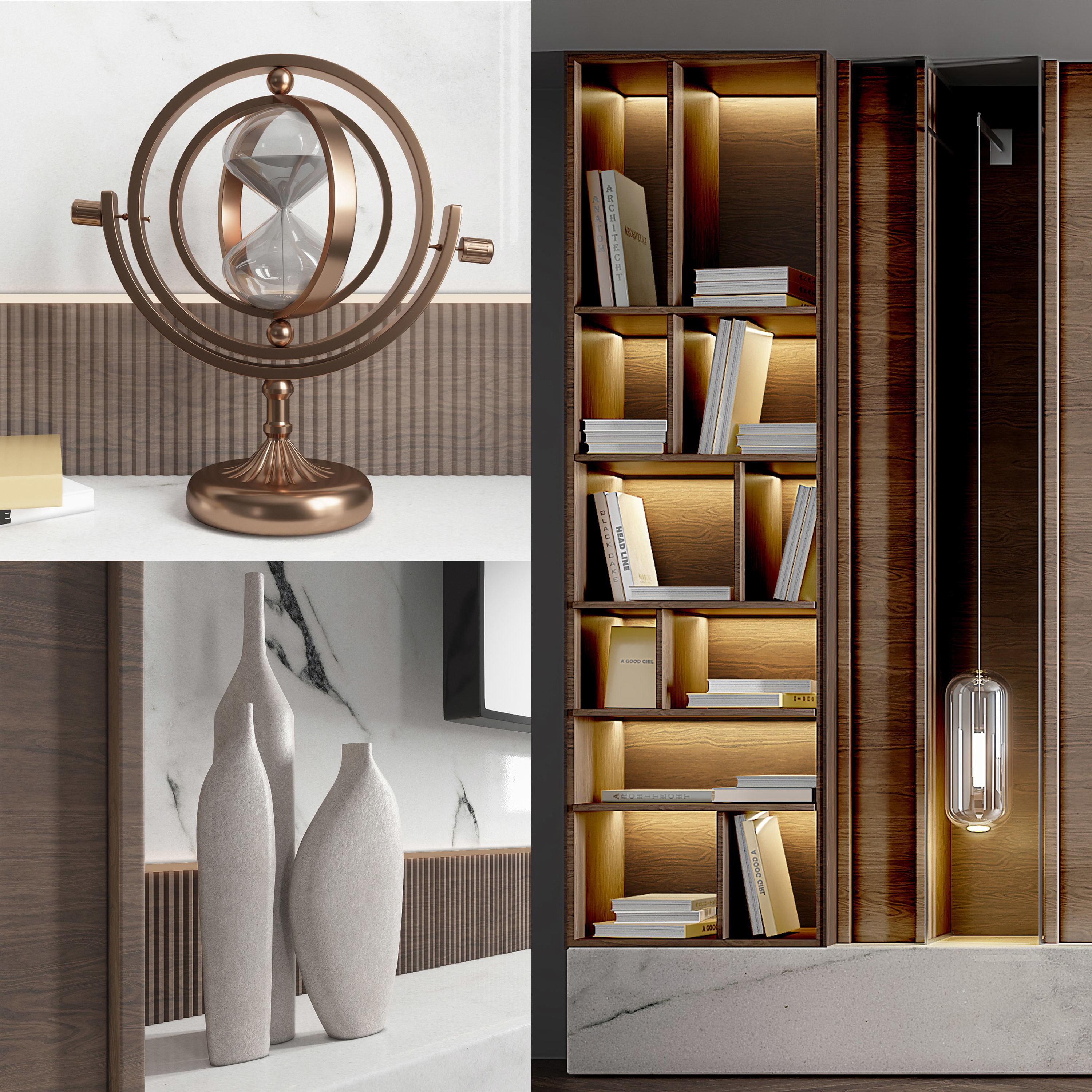 tv wall01 3D model_1