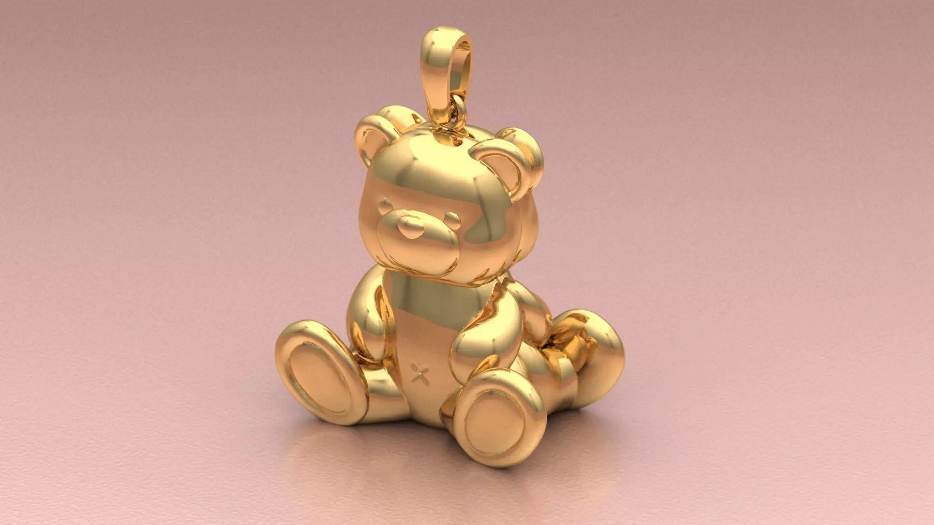 BEAR NECKLACE 3D print model_0