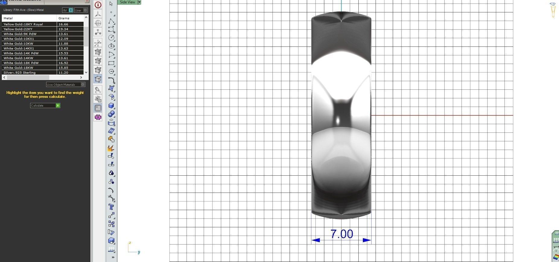 Hexagonal Ring 3D print model_20