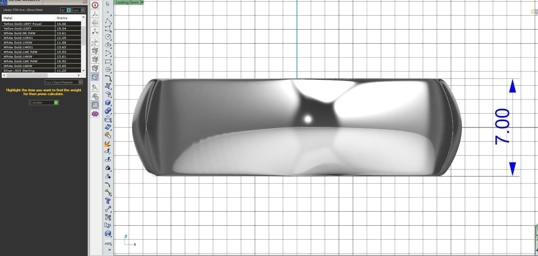 Hexagonal Ring 3D print model_17