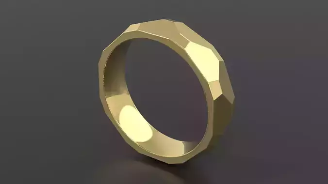 Hammered Comfort Fit Ring