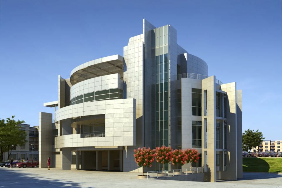 Photorealistic Commercial Building Collection 3D model_6