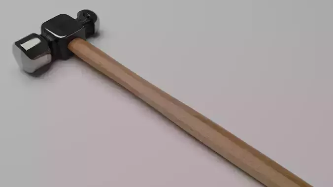 HAMMER with wooden handle