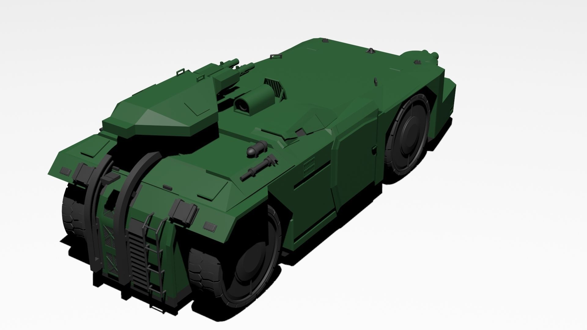 M577 APC USCM Armored Personnel Carrier 3D print model_4