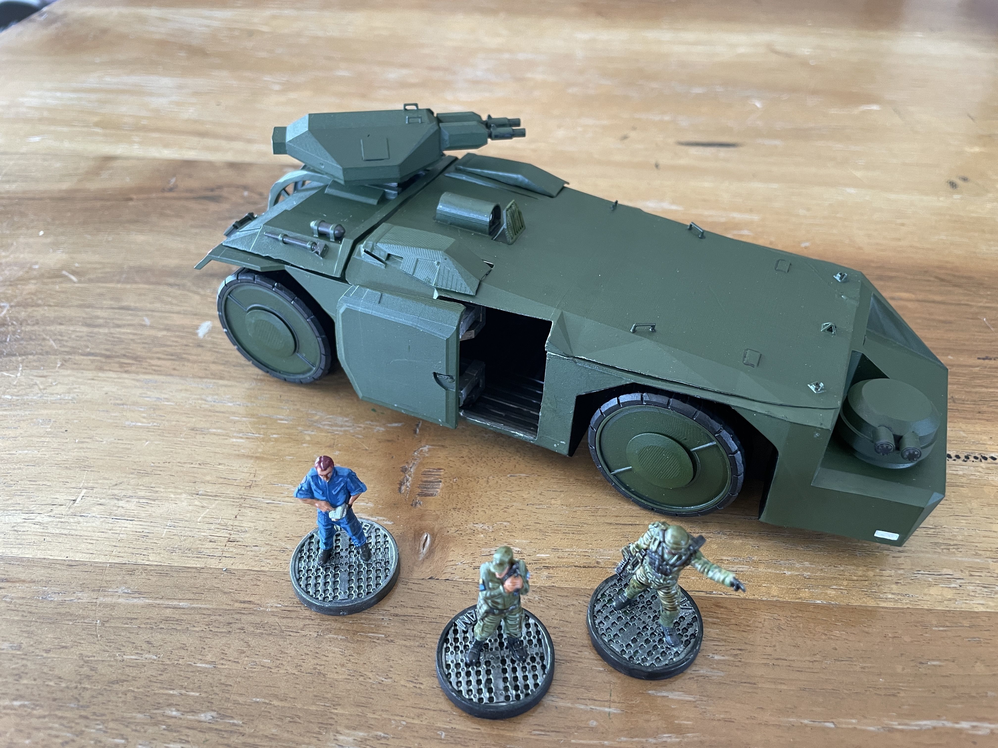 M577 APC USCM Armored Personnel Carrier 3D print model_11