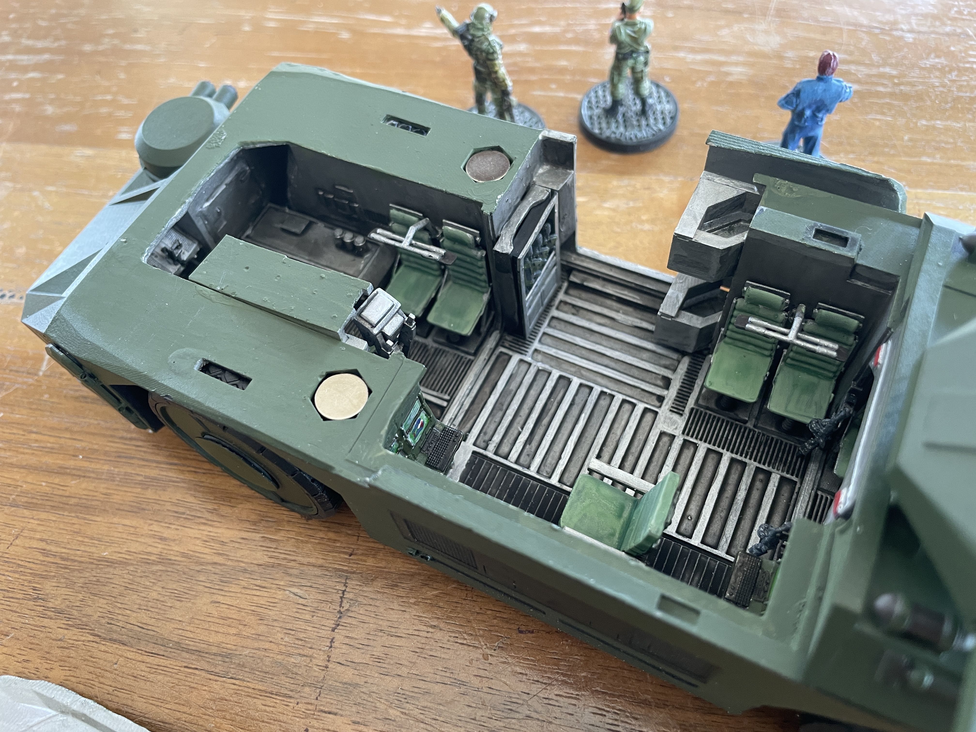 M577 APC USCM Armored Personnel Carrier 3D print model_16