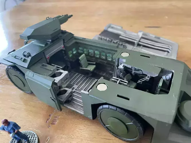 M577 APC USCM Armored Personnel Carrier 3D print model