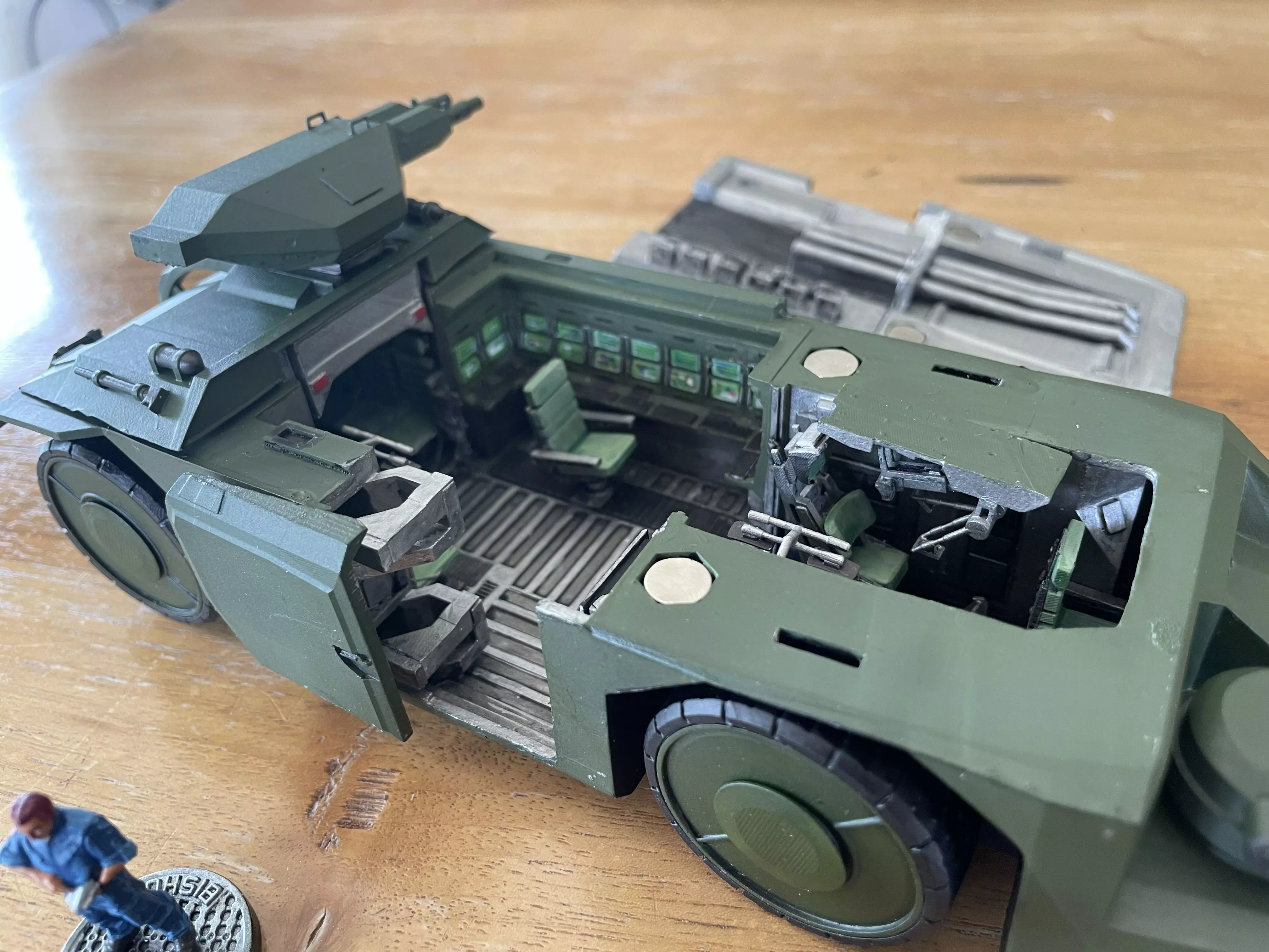 M577 APC USCM Armored Personnel Carrier 3D print model_0