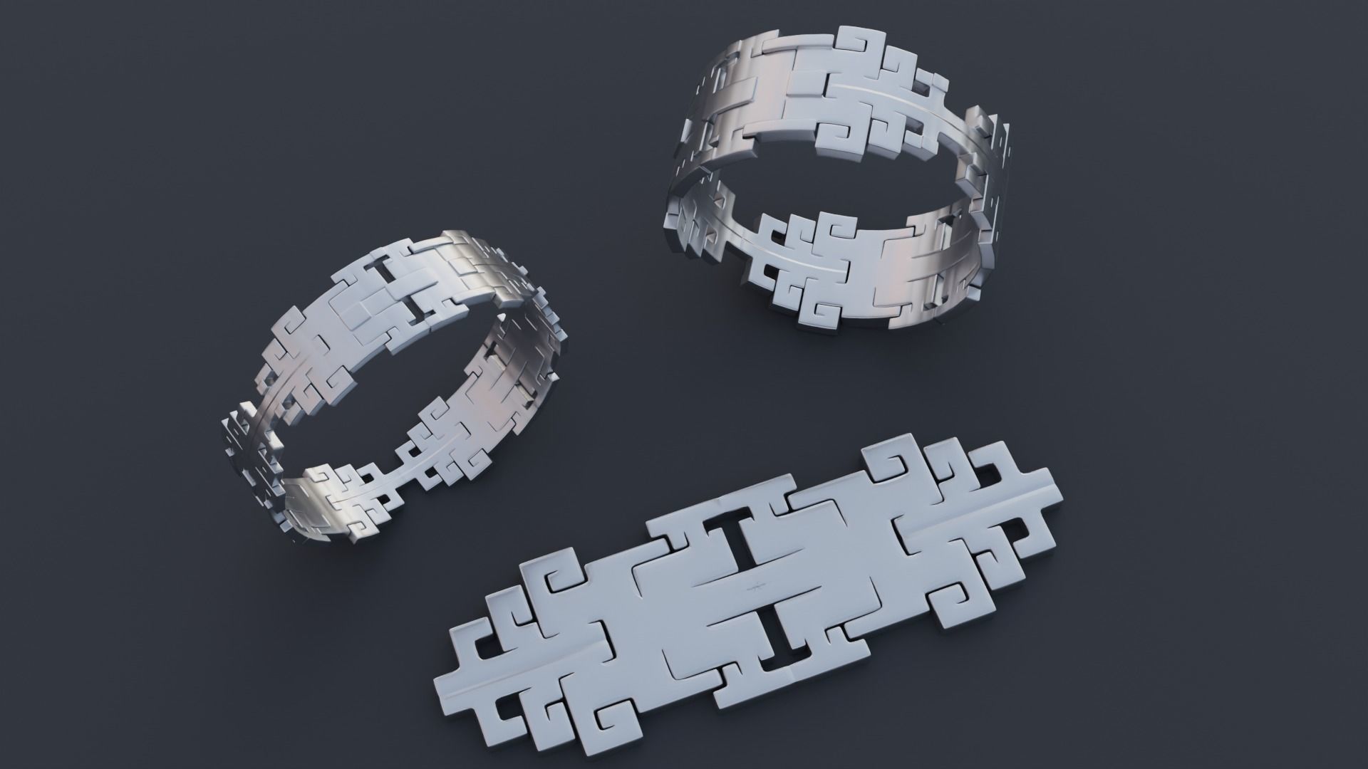 2 Custom Ring Designs 3D print model_4