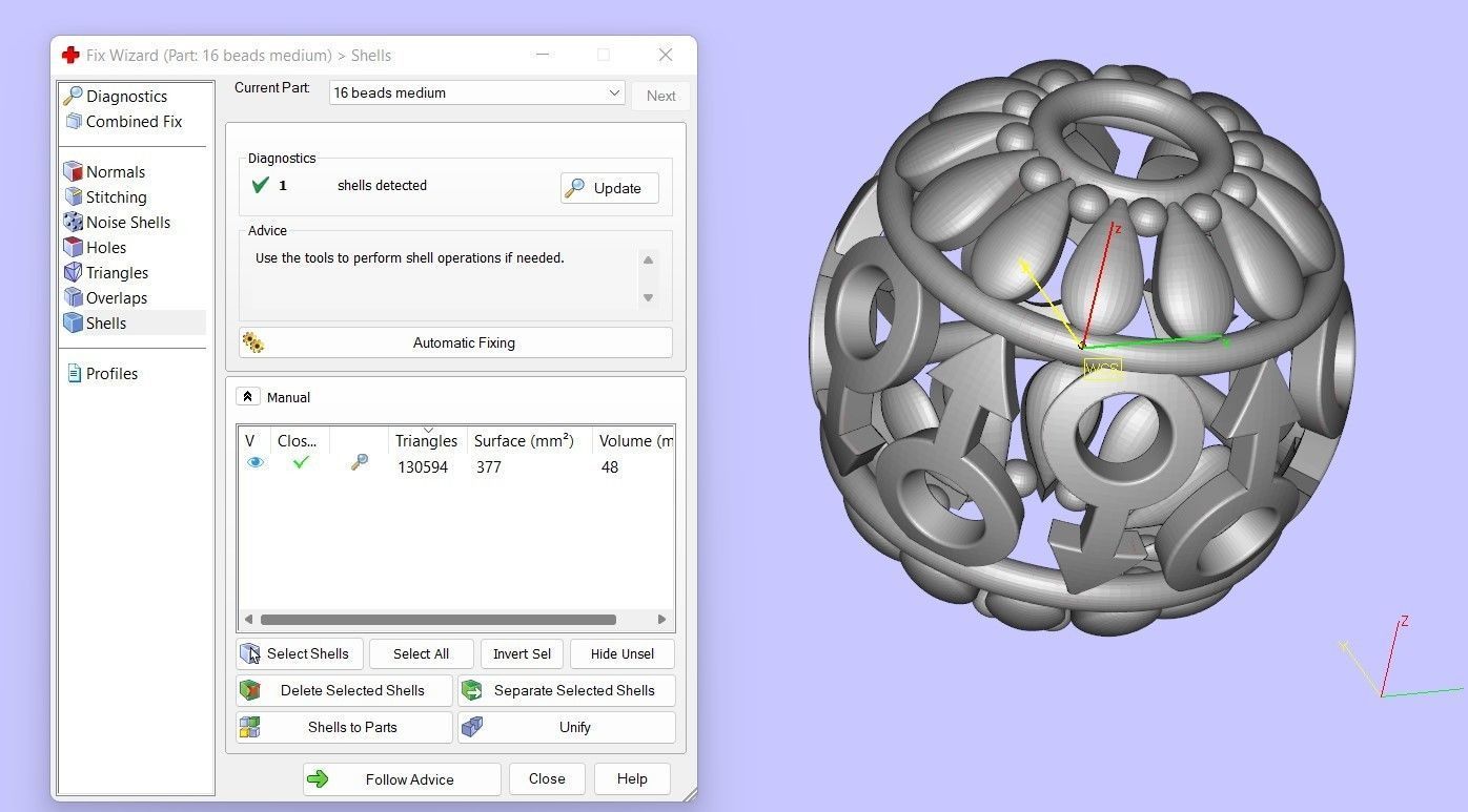 16 BEADS 3D print model_5