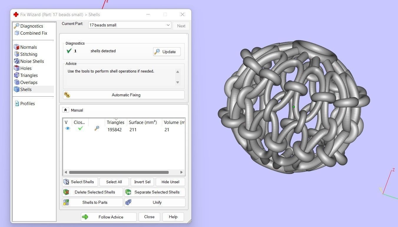 17 BEADS 3D print model_6