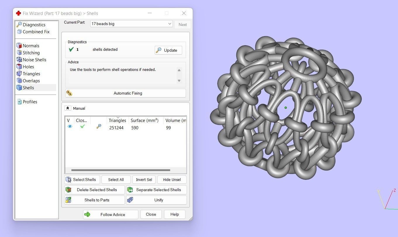 17 BEADS 3D print model_4
