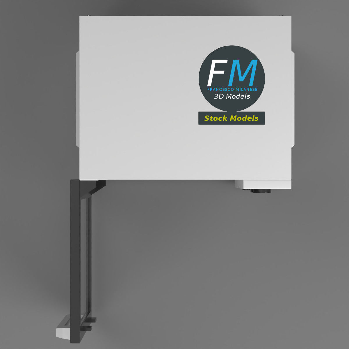 Microwave oven 3D model_6