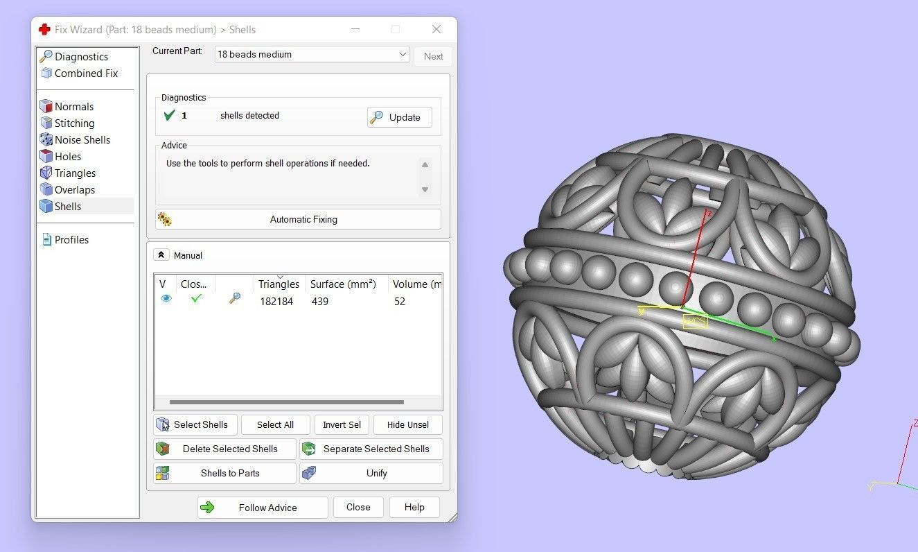 18 BEADS 3D print model_5