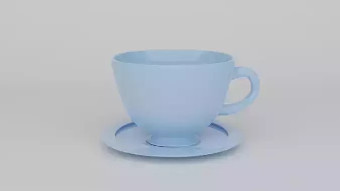 Teacup cup and saucer