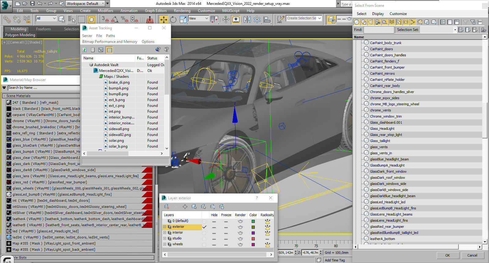 Mercedes EQXX Vision 2022 3D model_29