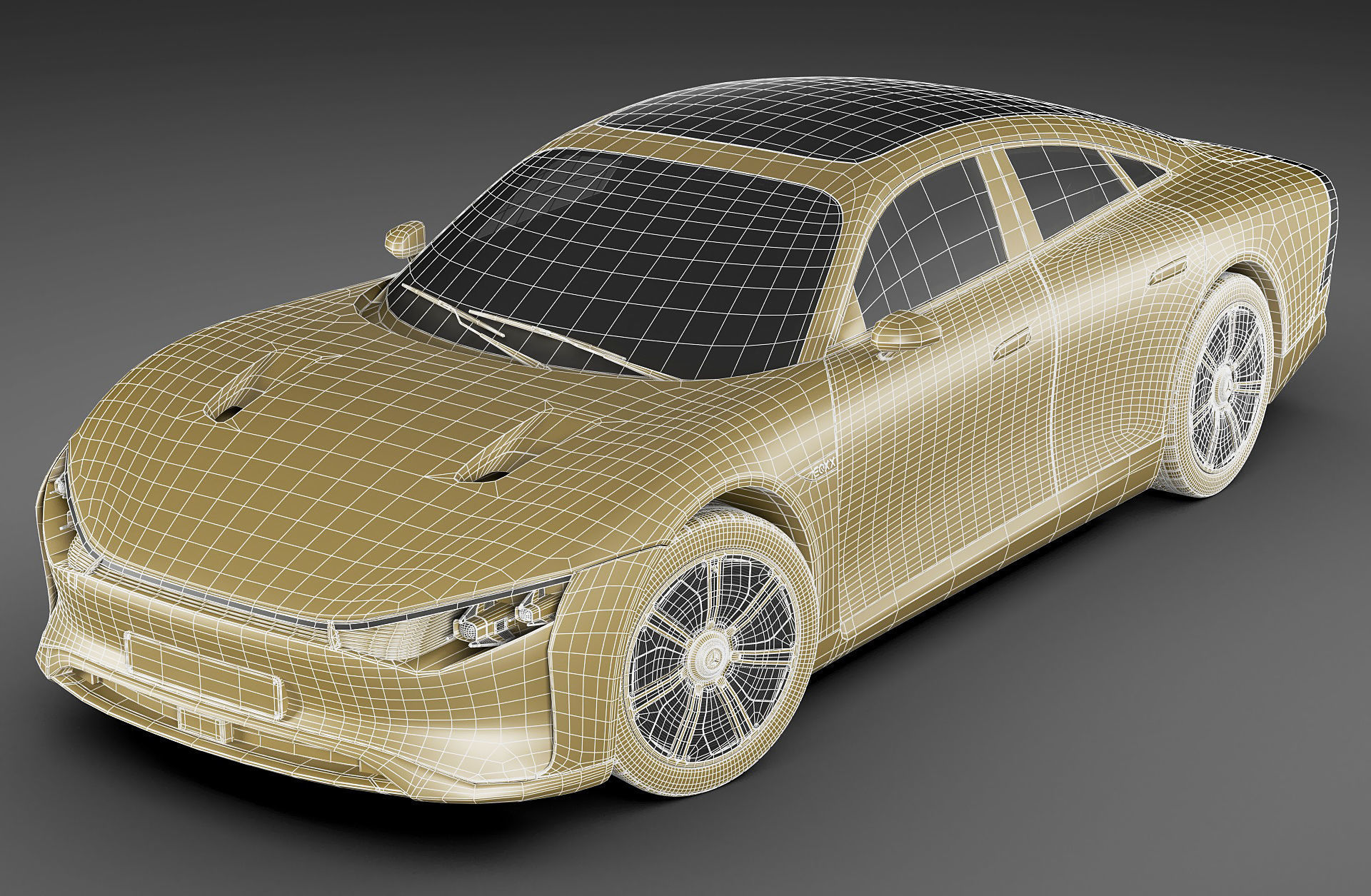 Mercedes EQXX Vision 2022 3D model_25