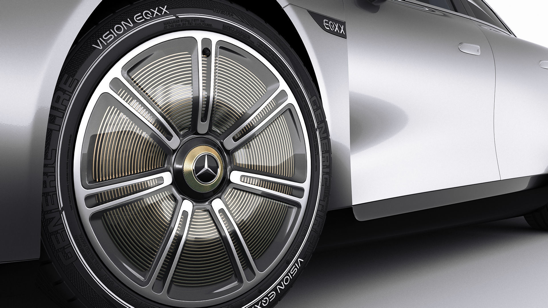 Mercedes EQXX Vision 2022 3D model_14