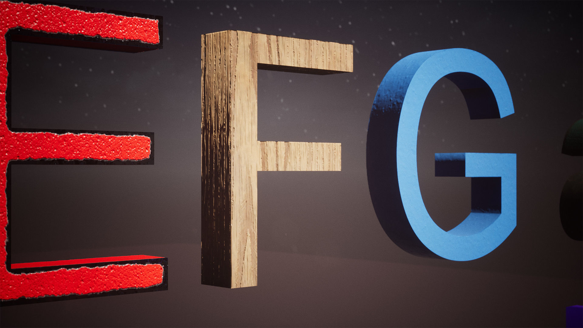 Letters And Numbers 78 Assets Low-poly 3D model_6