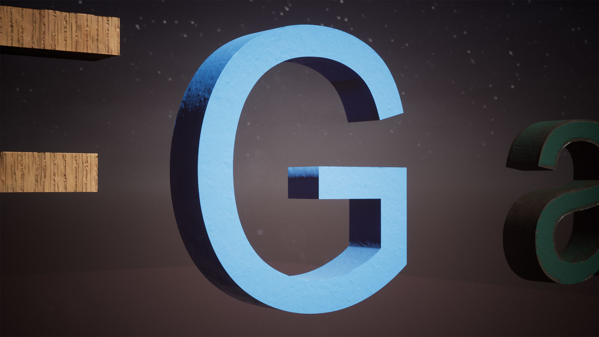 Letters And Numbers 78 Assets Low-poly 3D model_7