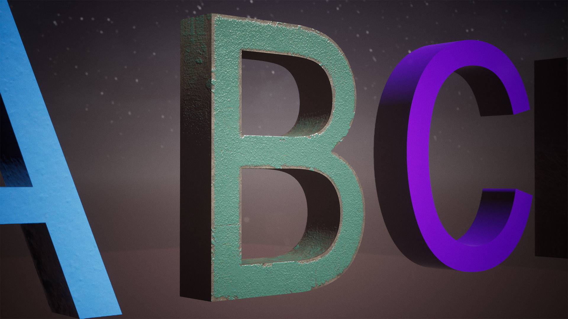 Letters And Numbers 78 Assets Low-poly 3D model_2