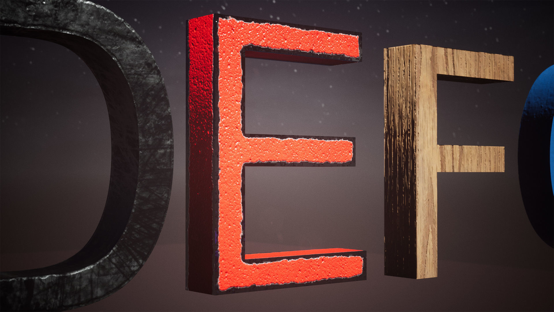 Letters And Numbers 78 Assets Low-poly 3D model_5