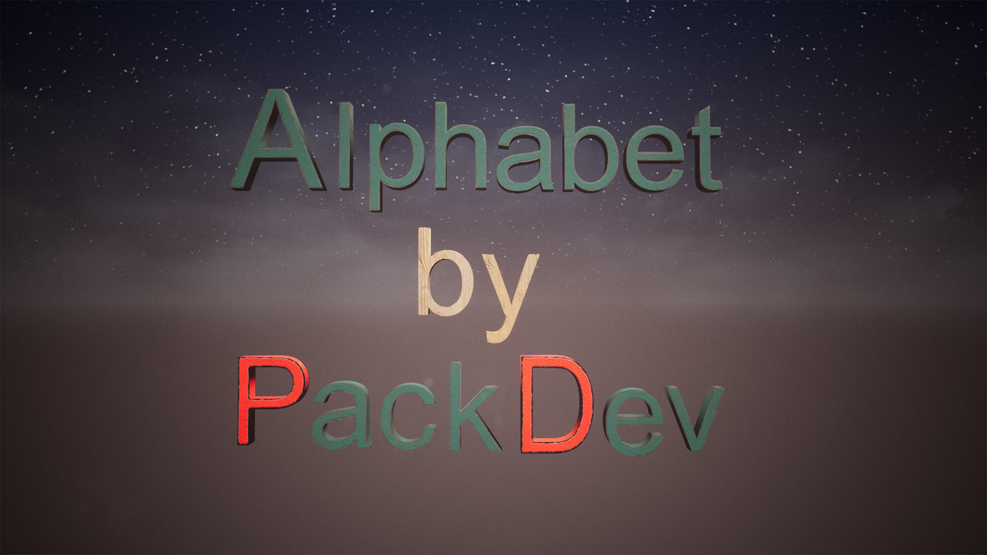 Letters And Numbers 78 Assets Low-poly 3D model_10