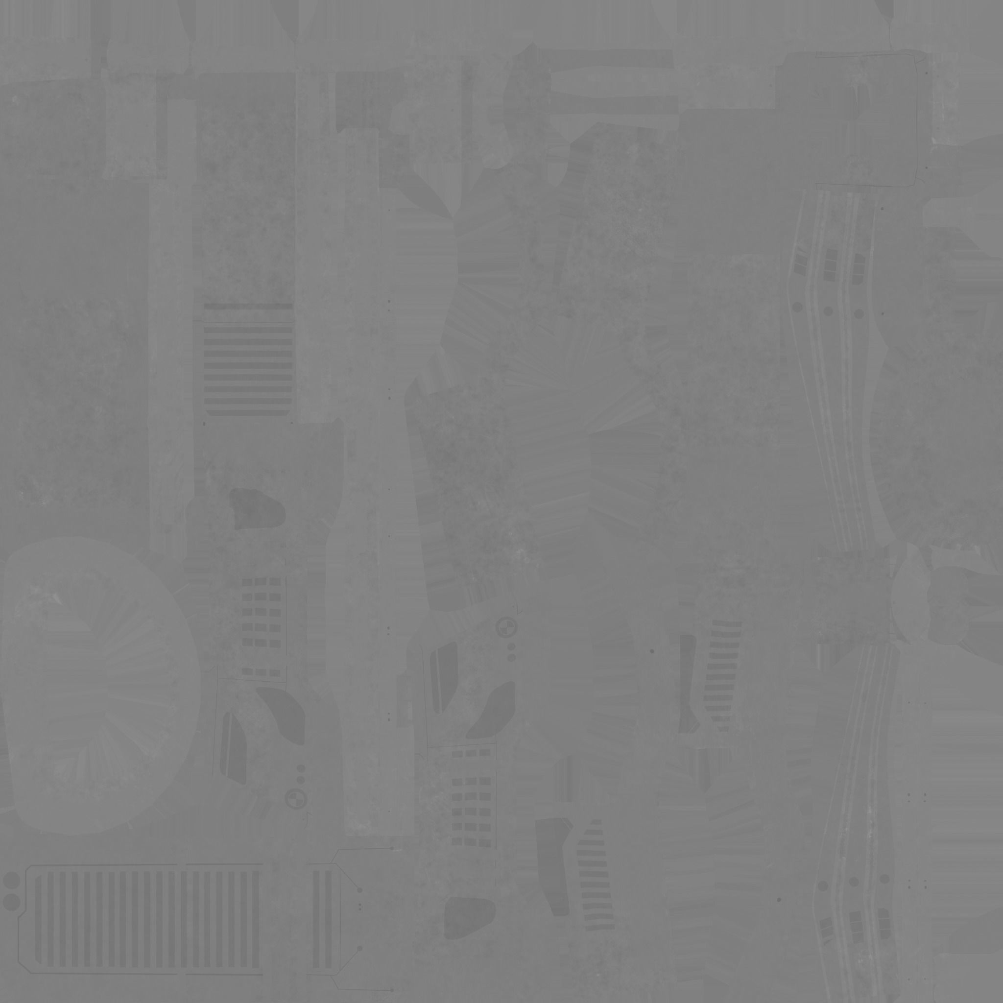 SciFi Building A10 Abandoned - Sci Fi Exterior Design Low-poly 3D model_25