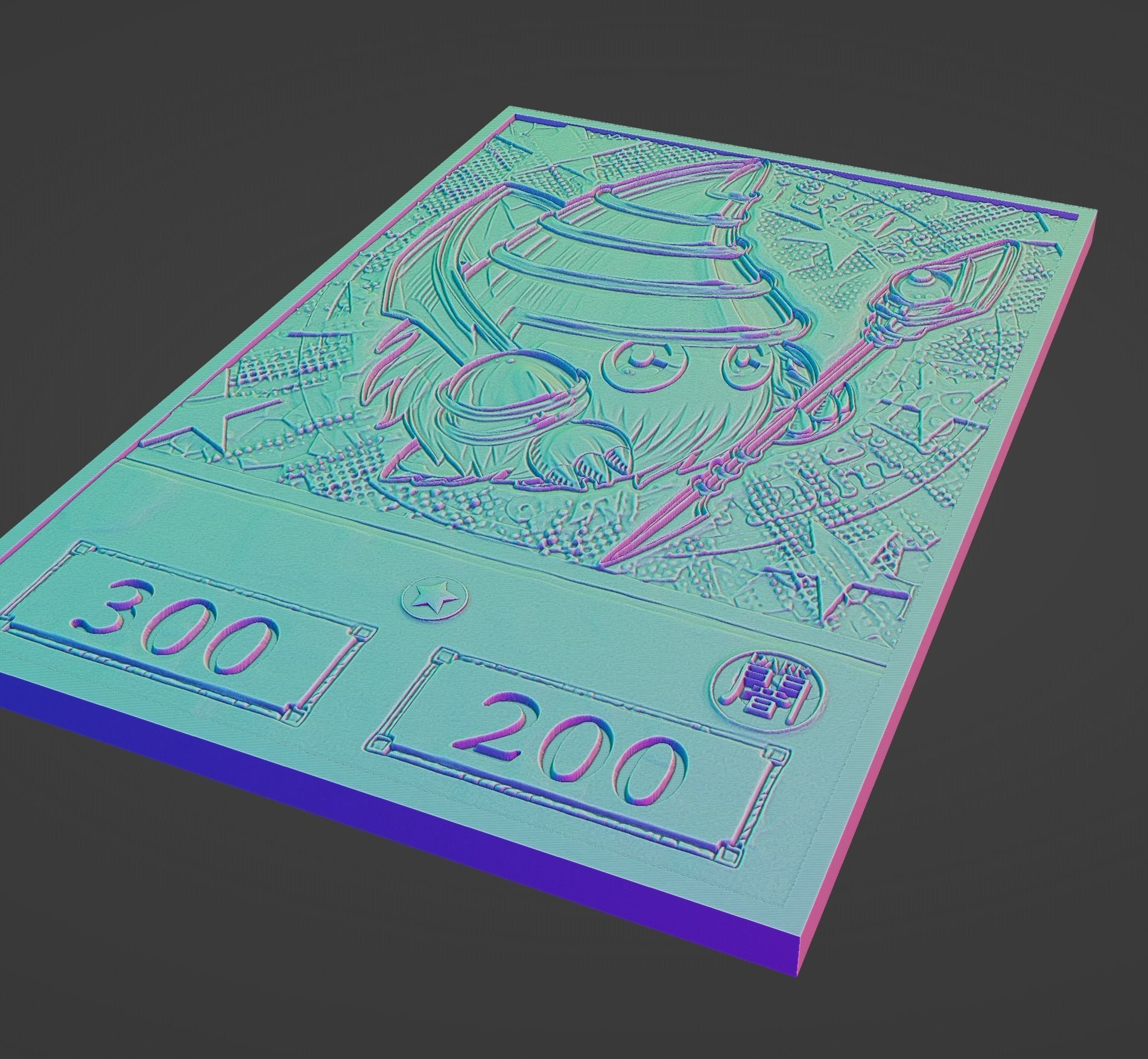 magikuriboh - yugioh 3D print model_3