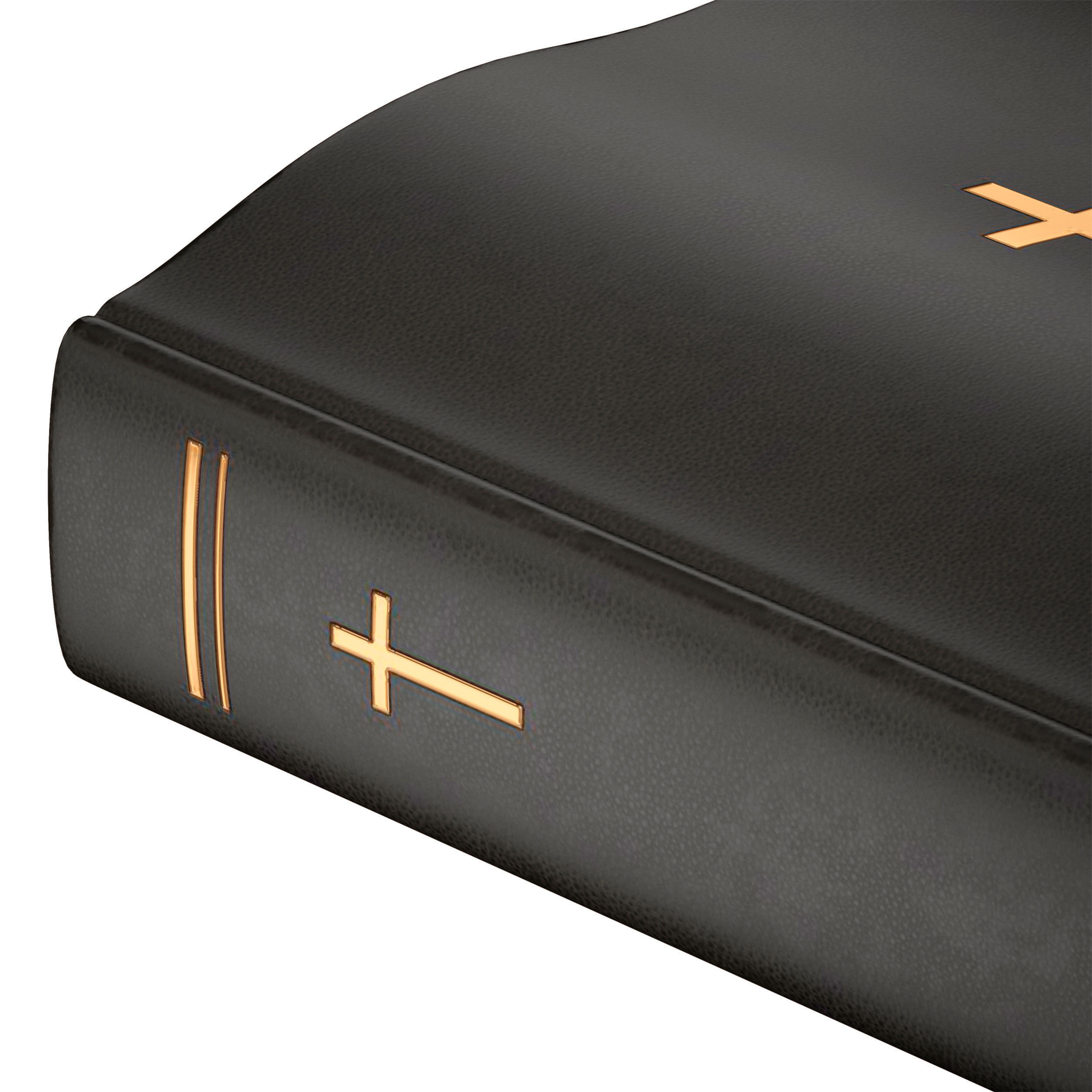 Bible Book Cross with Rosary 3D model_6