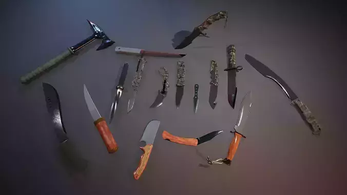 Knives  16 Assets