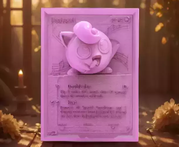 Jigglypuff 3D 4D Card Custom Pokemon card